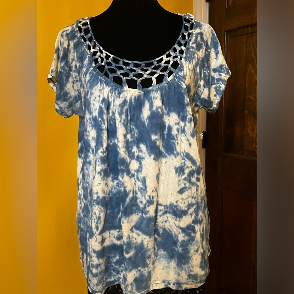 FOREVER 21 Tie Dye Boho Top